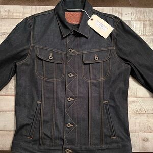 Brave Star Selvage Steadfast Rider Jacket - Dark Indigo - NWT - Large